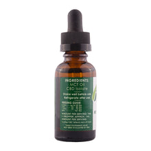 Load image into Gallery viewer, Label info for 500 MG CBD Ollie Oil by HempedRX